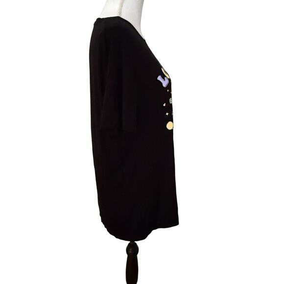 Disneyland Castle Black Short Sleeve T Shirt Long Live All The Magic We Made XL - Picture 4 of 7